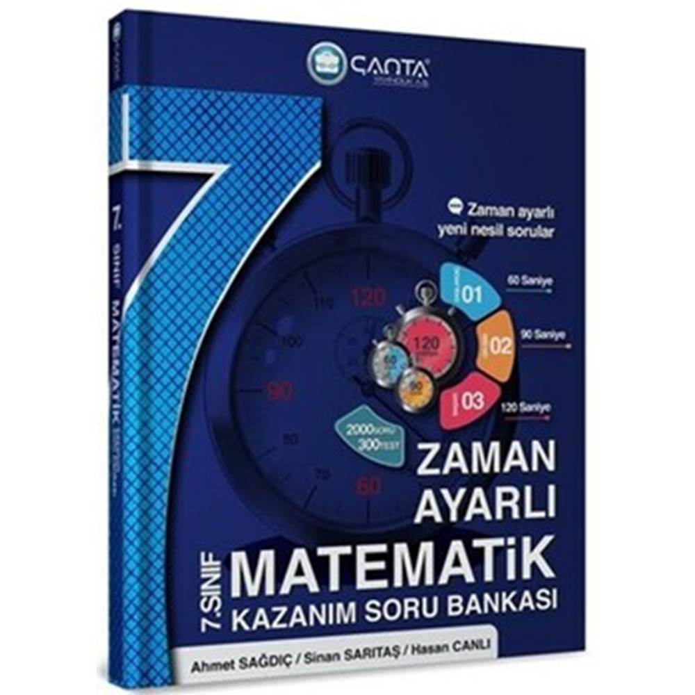 Çanta 7. Sınıf Matematik Zaman Ayarlı Kazanım Soru Bankası