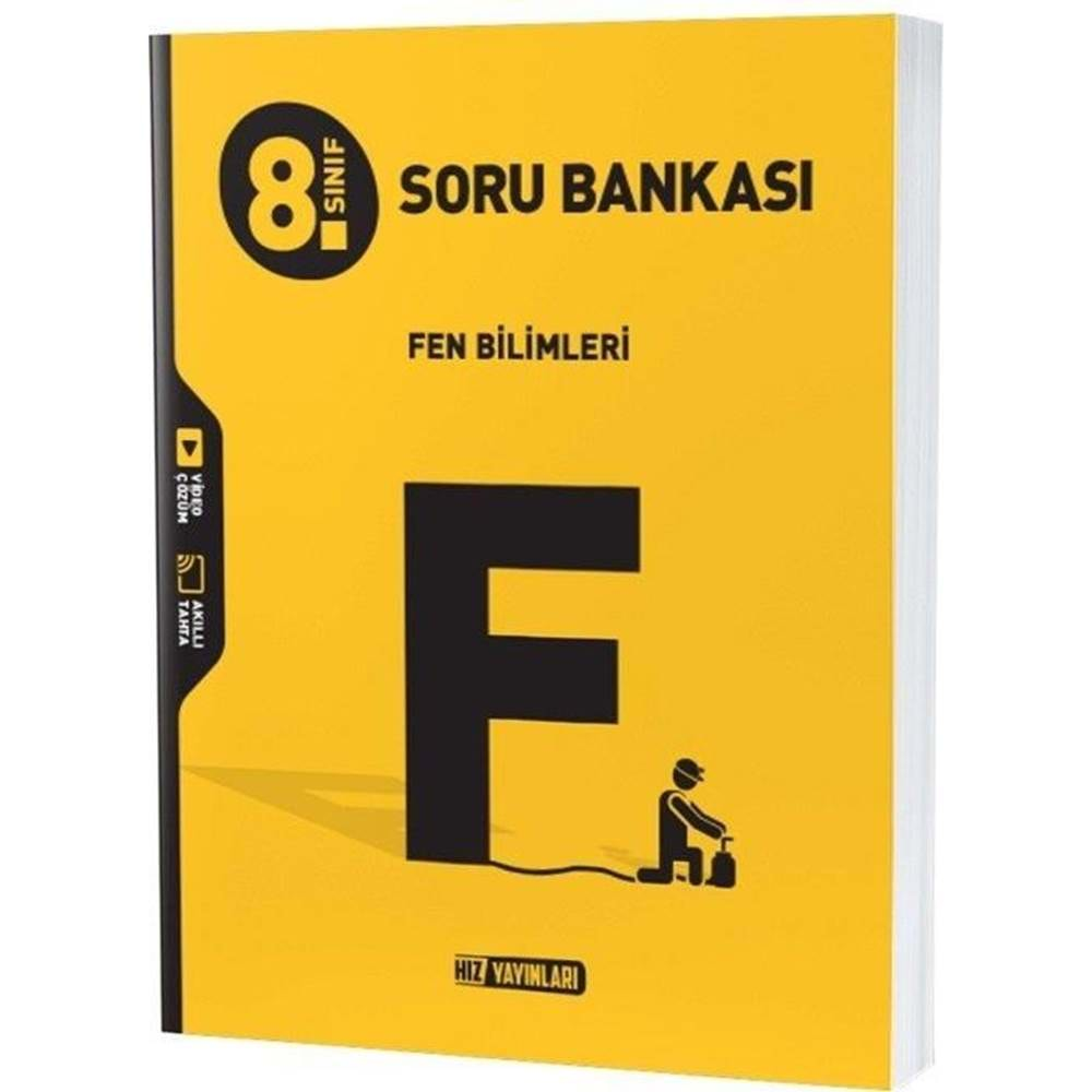 Hız Yayınları 8. Sınıf Fen Bilimleri Soru Bankası