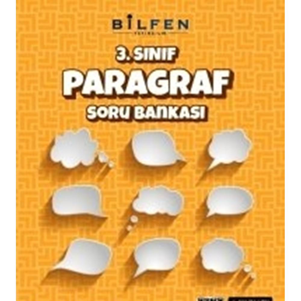 BİLFEN 3. SINIF PARAGRAF SORU BANKASI