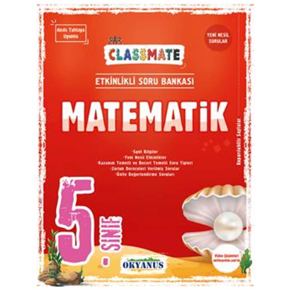 Okyanus 5. Sınıf Classmate Matematik Soru Bankası