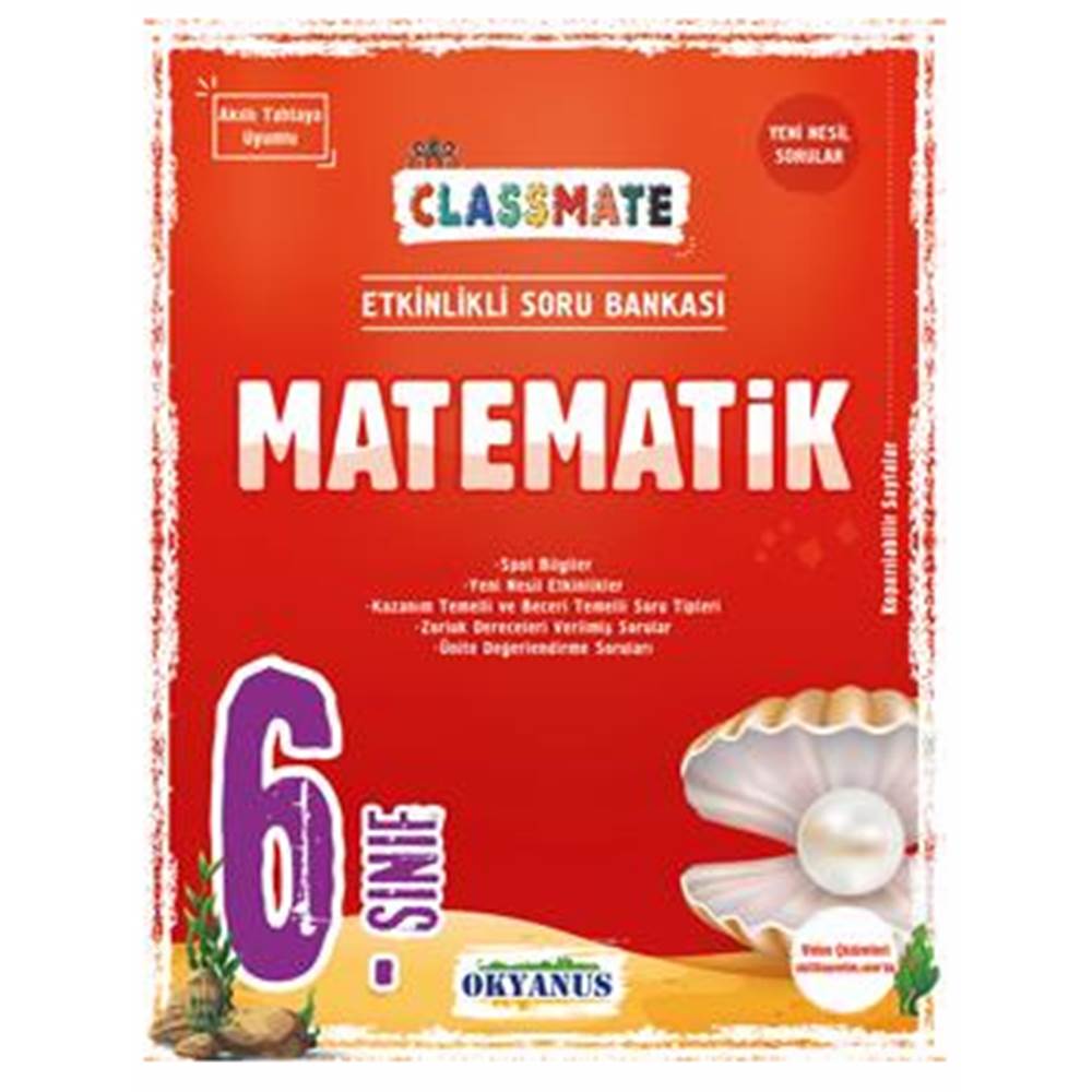 Okyanus 6. Sınıf Classmate Matematik Soru Bankası