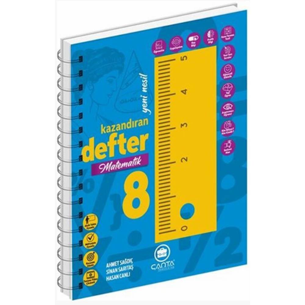 Çanta 8. Sınıf Matematik Kazandıran Defter