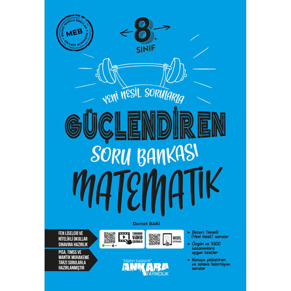 Ankara Yayıncılık 8. Sınıf Güçlendiren Matematik Soru Bankası