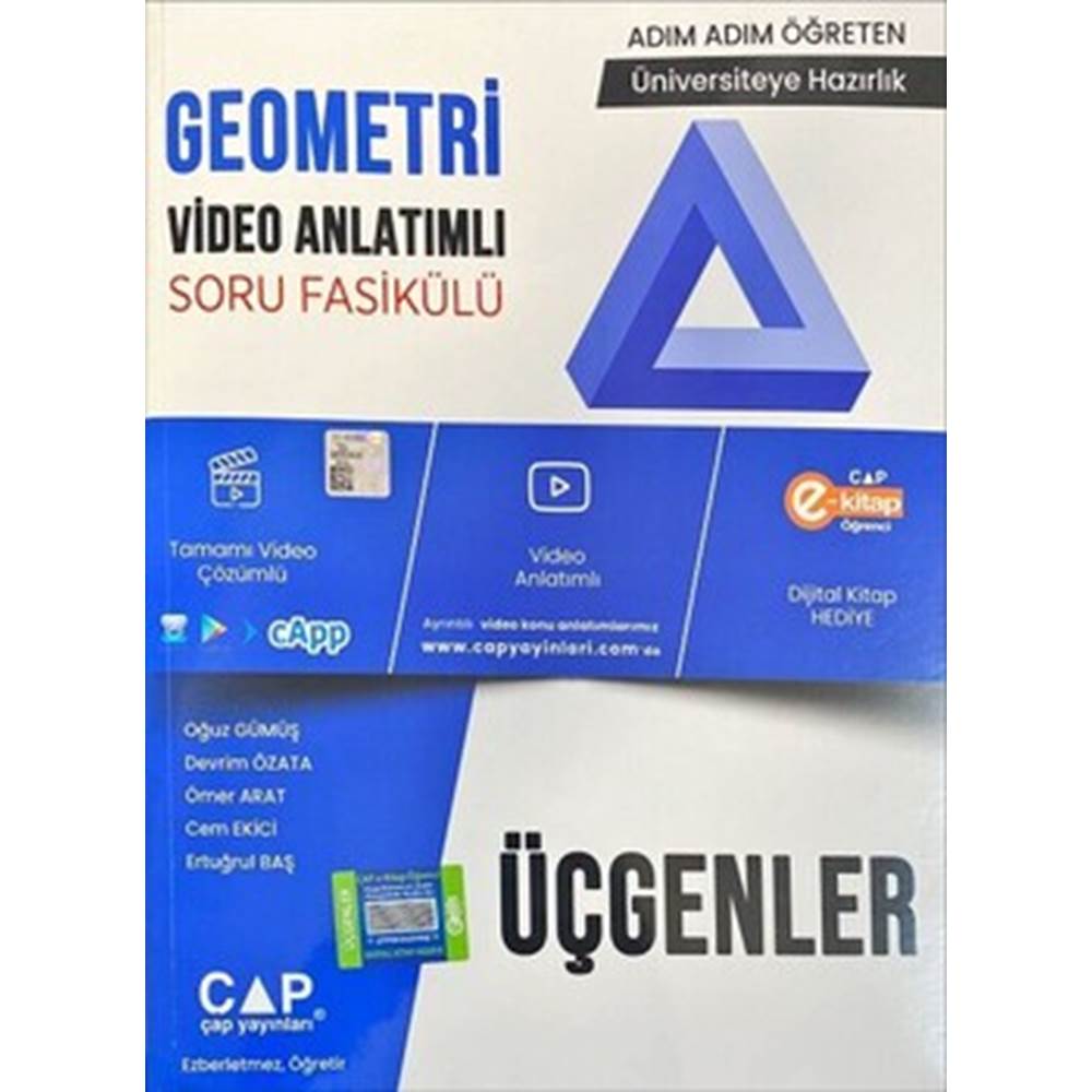 ÜNİV. HAZ GEOMETRİ KA-SB ÜÇGENLER - 2023-24