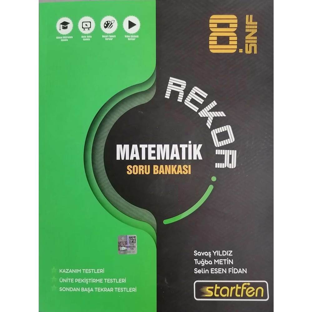 Startfen Yayınları 8. Sınıf Matematik Rekor Soru Bankası