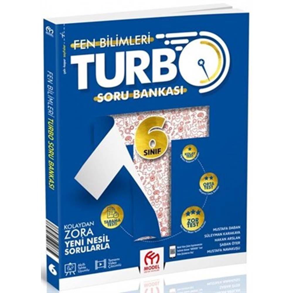 Model 6.Sınıf Turbo Fen Bilimleri Soru Bankası