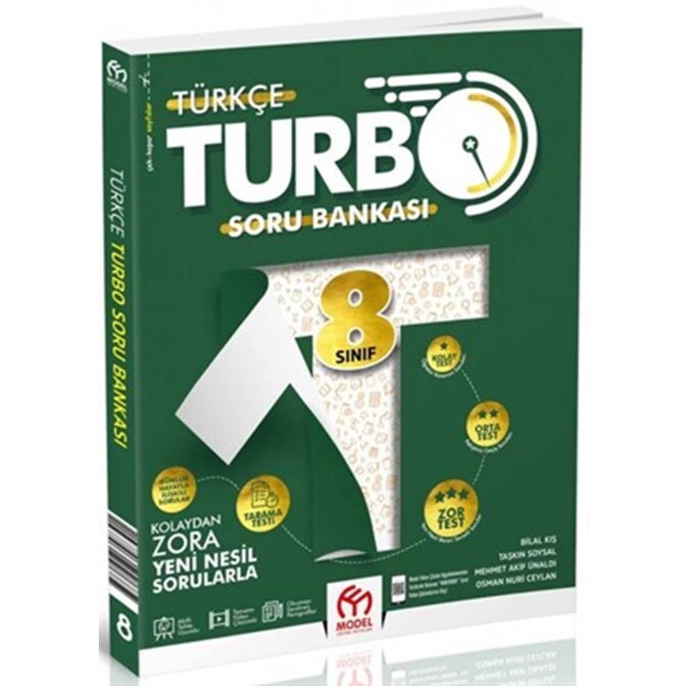 Model 8.Sınıf Turbo Türkçe Soru Bankası