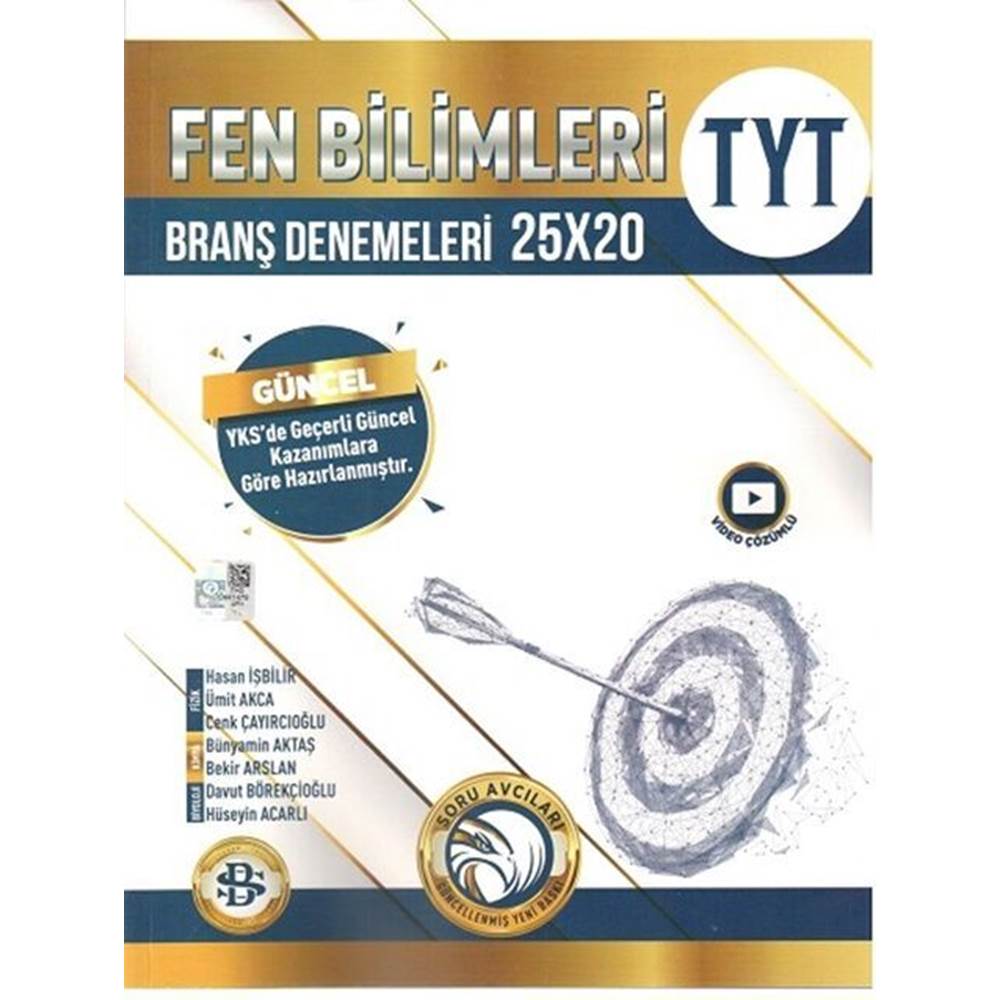 SARMAL TYT DENEME 25 Lİ FEN BİLİMLERİ - 2023-24