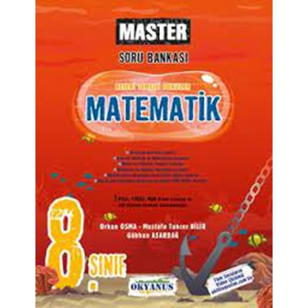 Okyanus Yayınları 8. Sınıf Master Matematik Soru Bankası