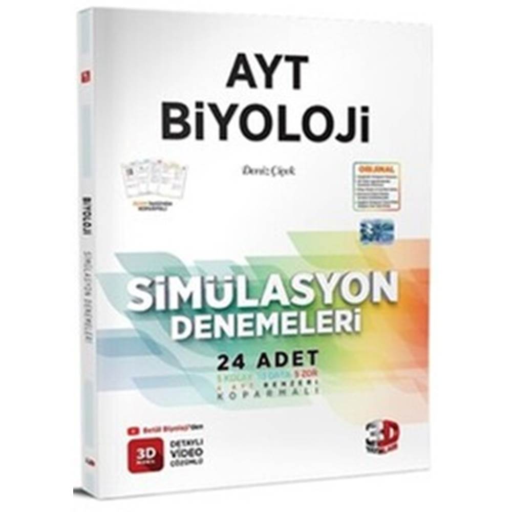 3D Yayınları AYT Biyoloji Simülasyon Denemeleri