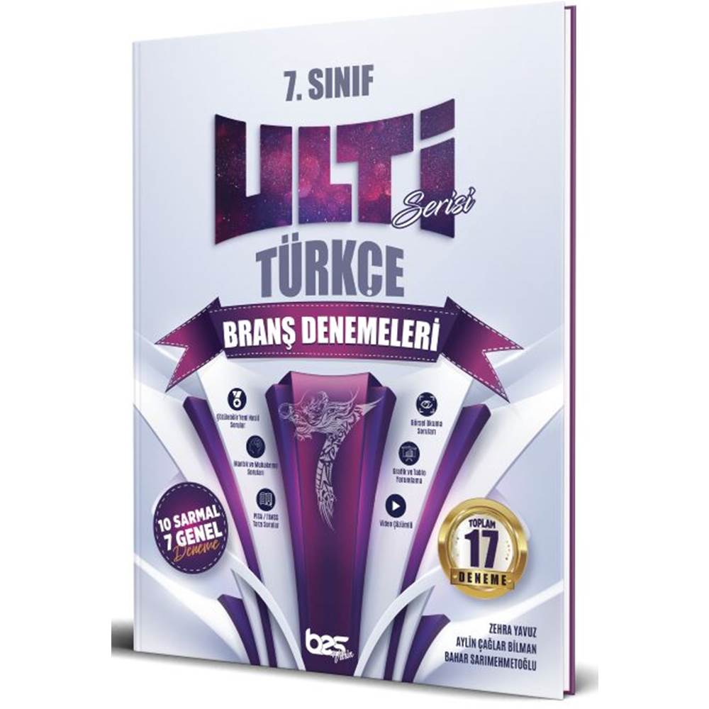 7. Sınıf Türkçe Ulti Serisi Denemeleri Bes Yayınları