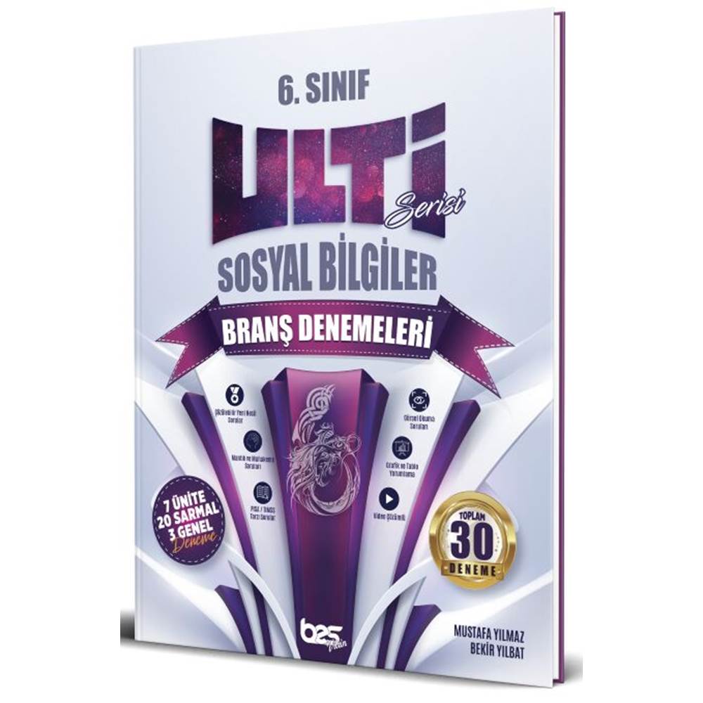 6. Sınıf Sosyal Bilgiler Ulti Serisi Denemeleri Bes Yayınları