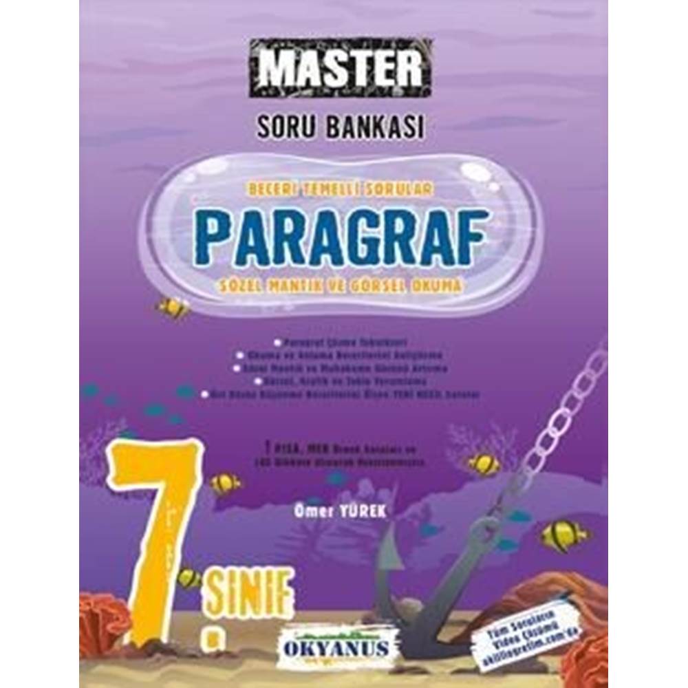 Okyanus 7. Sınıf Master Paragraf Soru Bankası