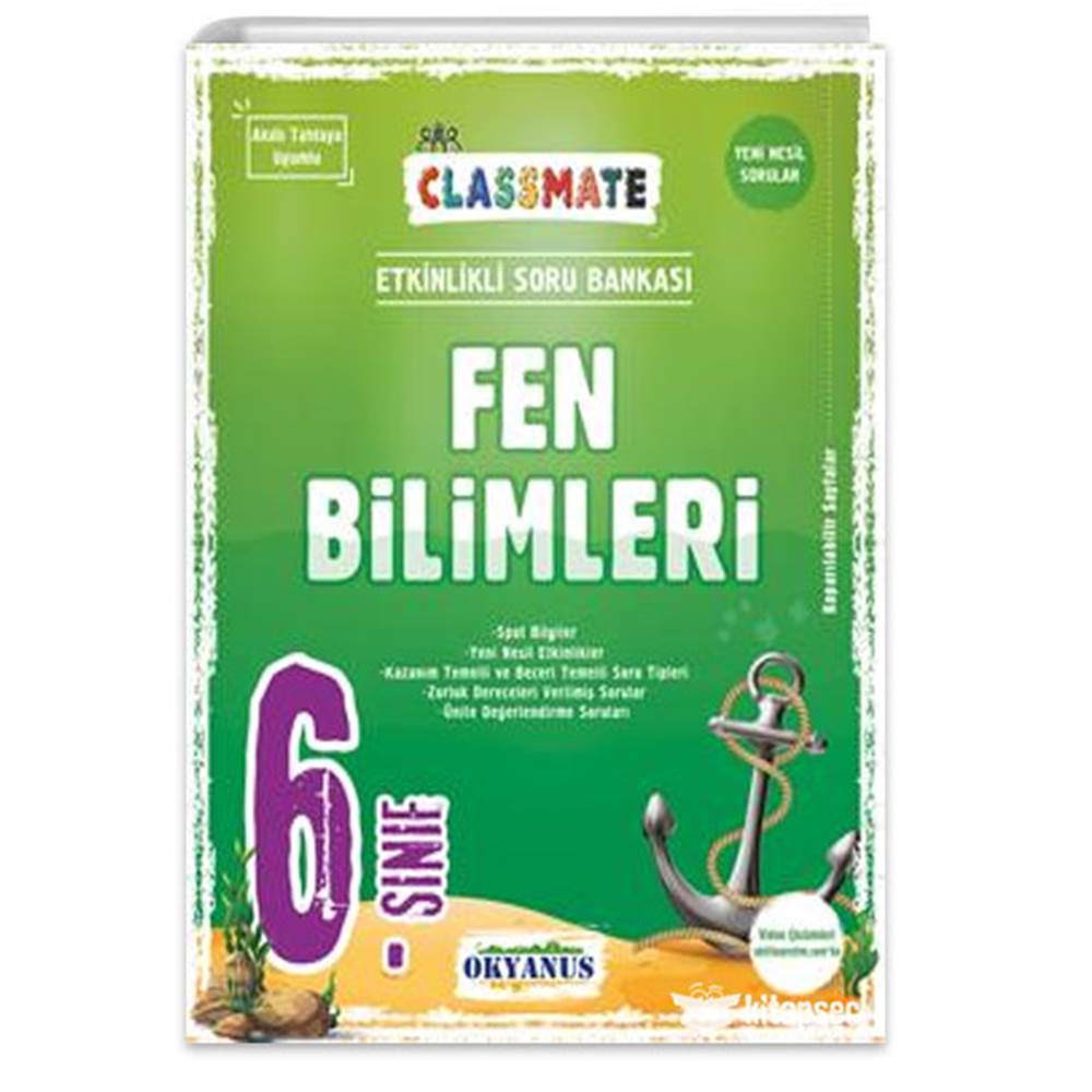 Okyanus 6. Sınıf Classmate Fen Bilimleri Soru Bankası