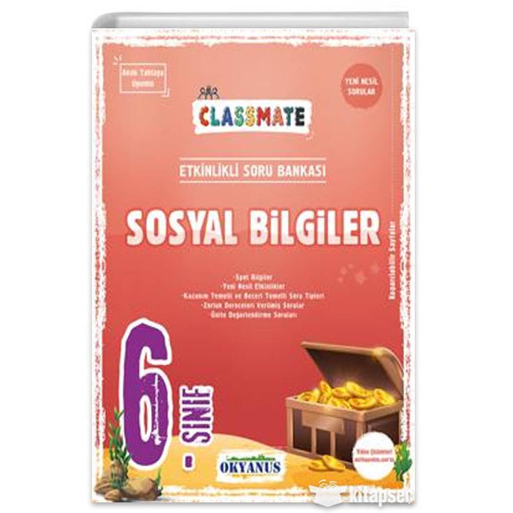 Okyanus 6. Sınıf Classmate Sosyal Bilgiler Soru Bankası