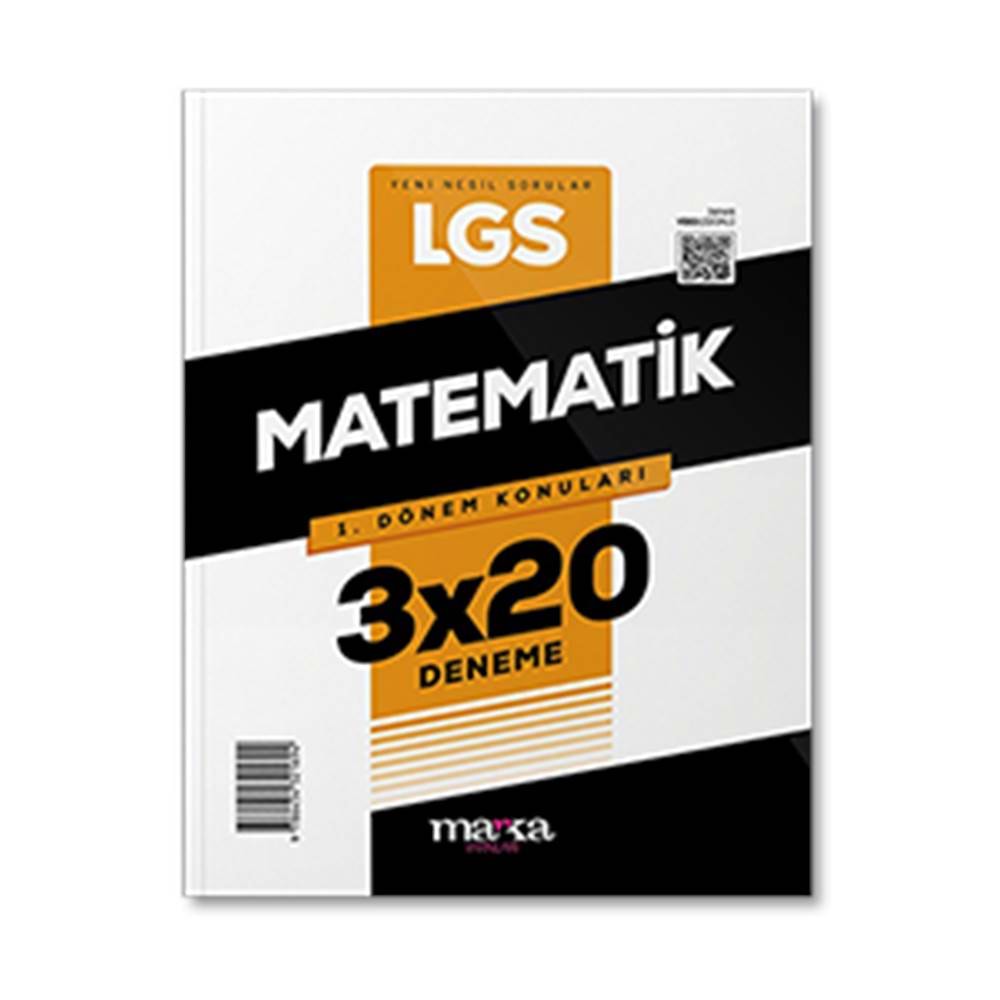 Marka Yayınları 2023 LGS 1. Dönem Konuları Matematik 3 Deneme