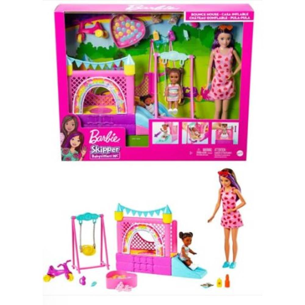 Barbie Bebek Bakıcısı Skipper Oyun Evi Seti