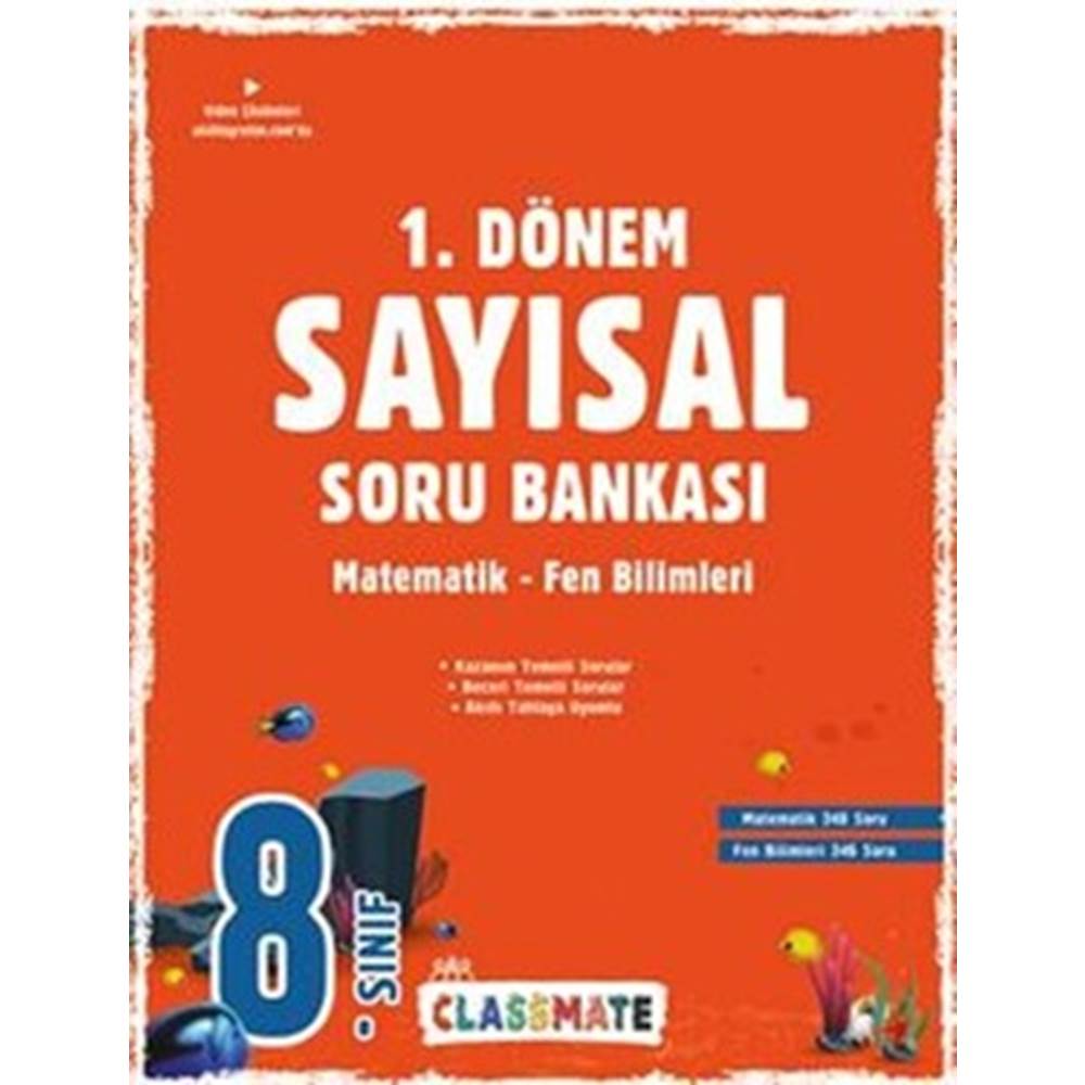 Okyanus 8. Sınıf Classmate 1. Dönem Sayısal Soru Bankası