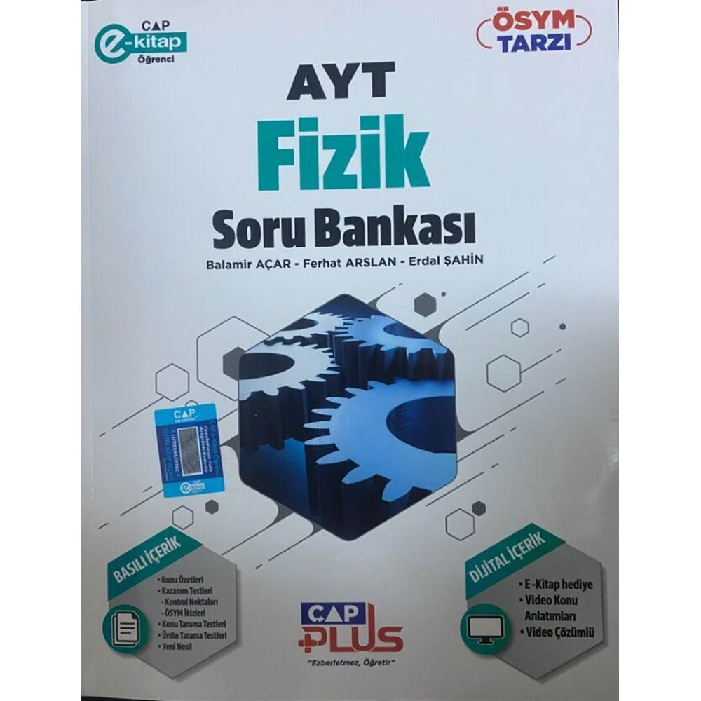 ÇAP YKS AYT PLUS S.B. FİZİK - 2023-24