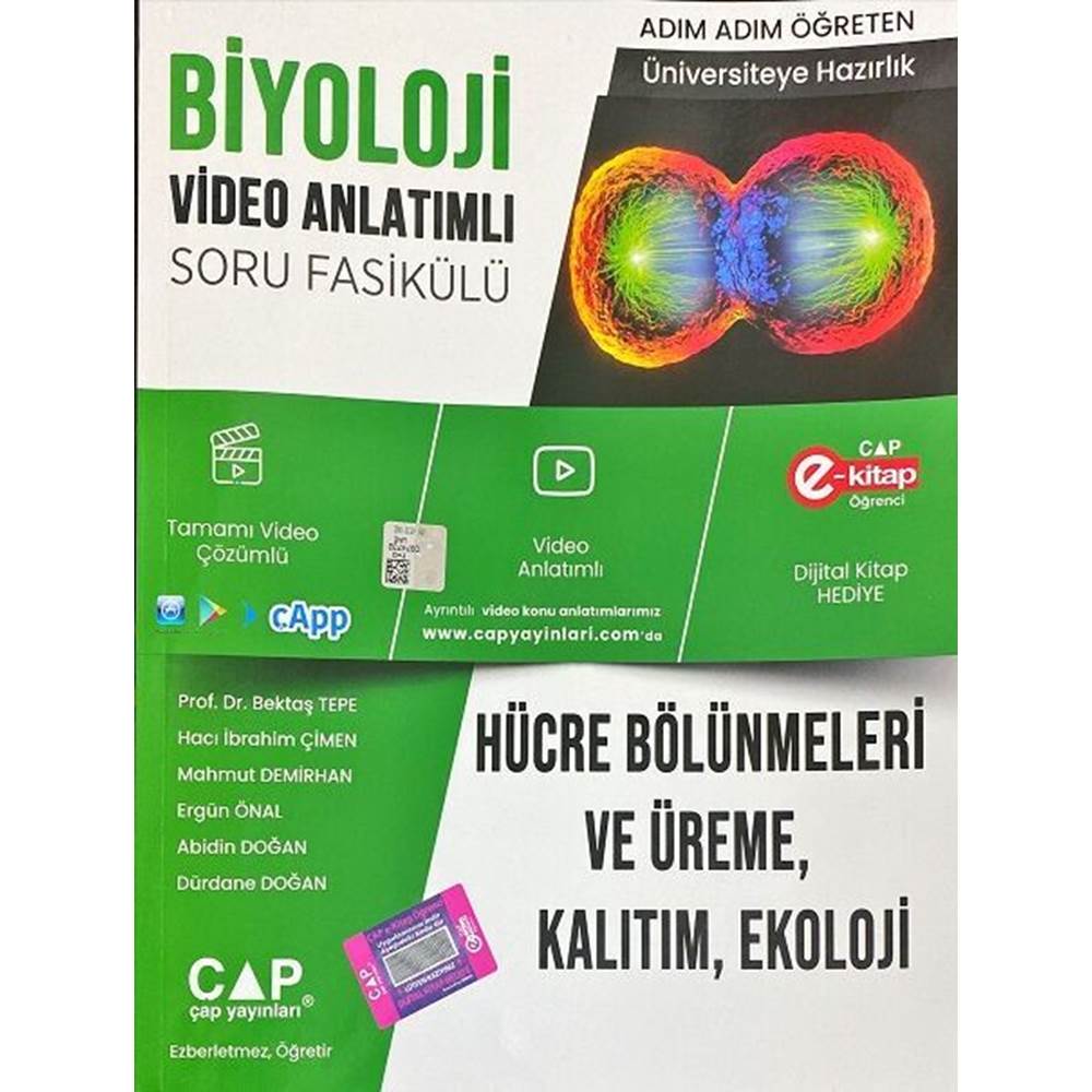 ÜNİV. HAZ BİYOLOJİ KA-SB HÜCRE BLÜRE.KAL.EK - 2023