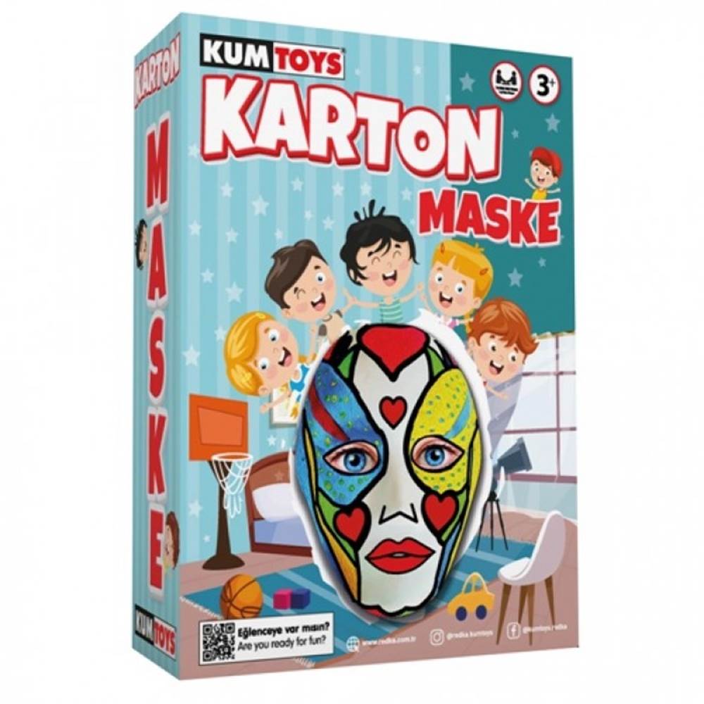 Kumtoys Karton Maske Seti