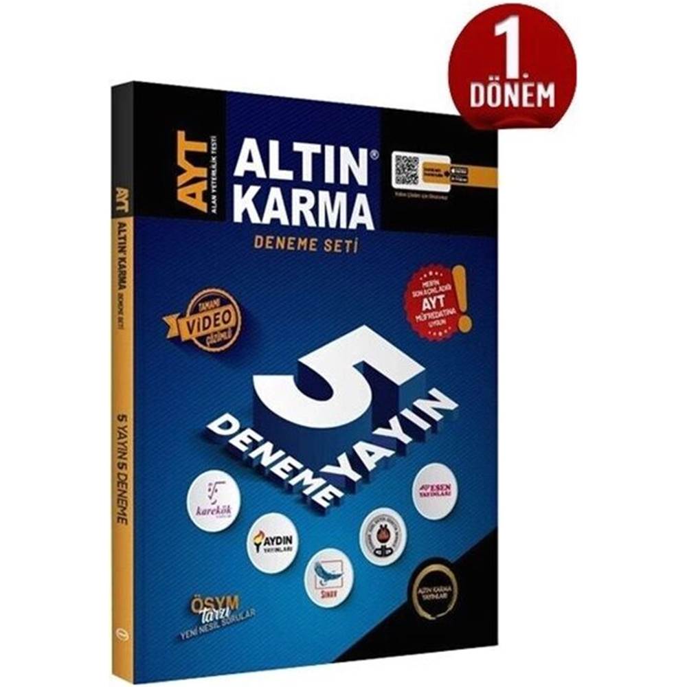 Altın Karma AYT 5.Li Deneme Seti 2023 -YENİ