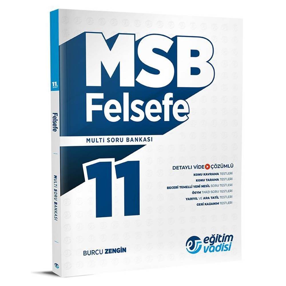 E.VADİSİ 2023 11.SINIF MSB FELSEFE