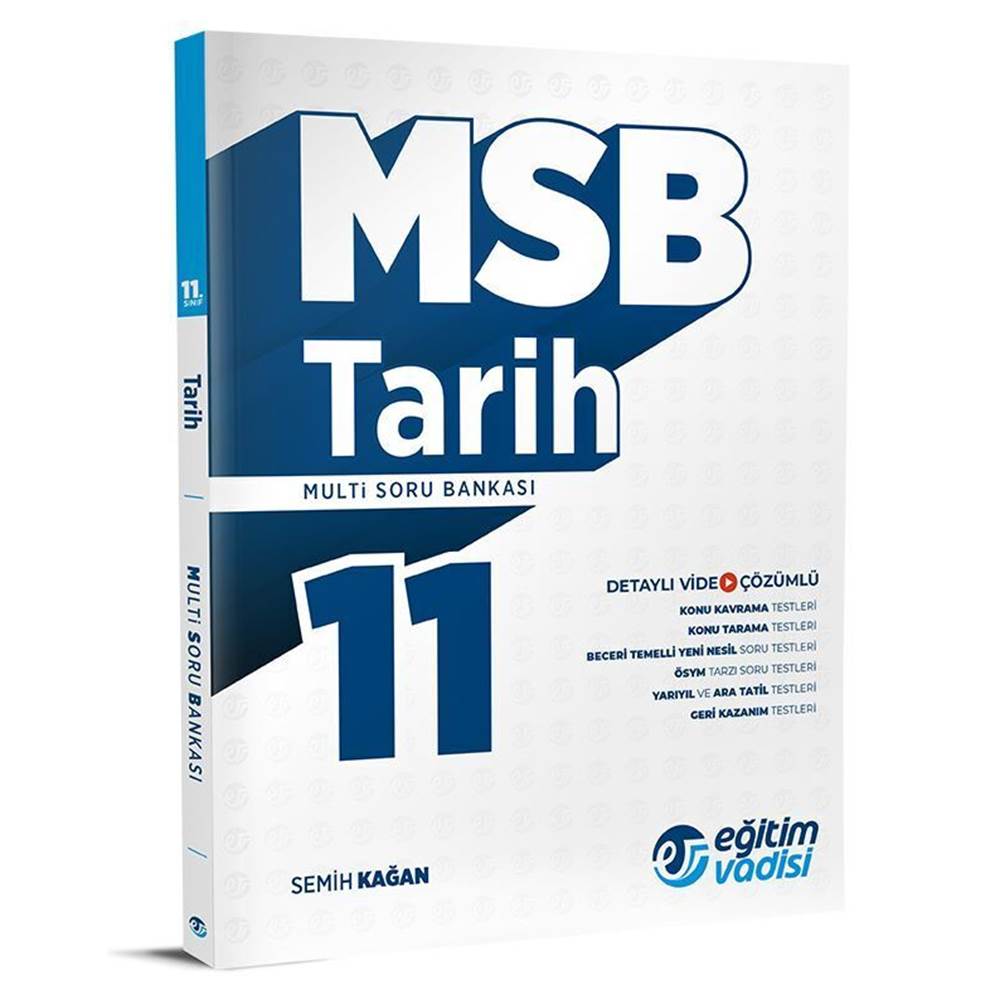 Eğitim Vadisi 11. Sınıf Tarih MSB Modüler Soru Bankası