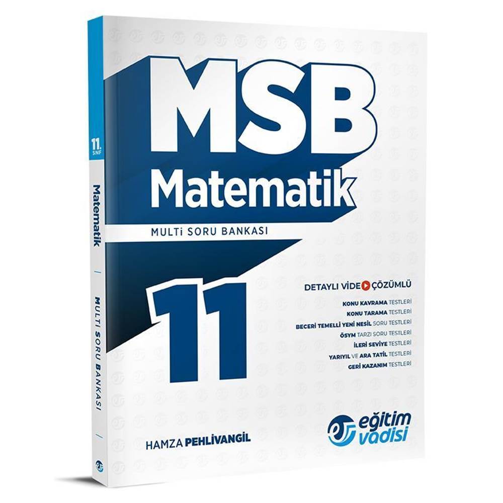 Eğitim Vadisi 11. Sınıf Matematik MSB Modüler Soru Bankası