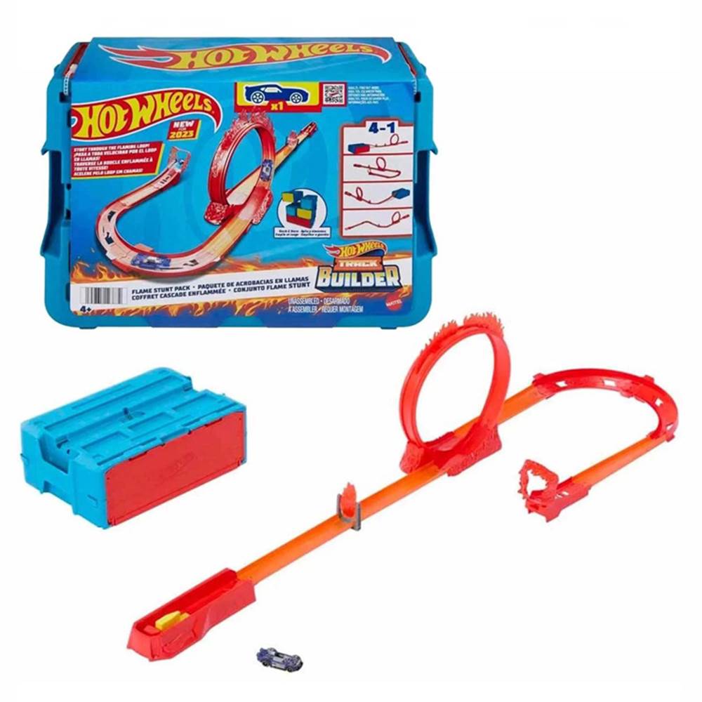 HOT WHEELS TRACK BUILDER ALEV TEMALI AKROBASİ SETİ