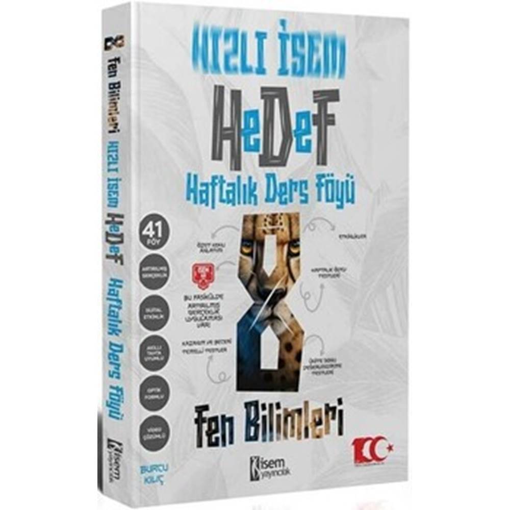 İsem 8. Sınıf Hızlı İsem Fen Bilimleri Haftalık Ders Föyü