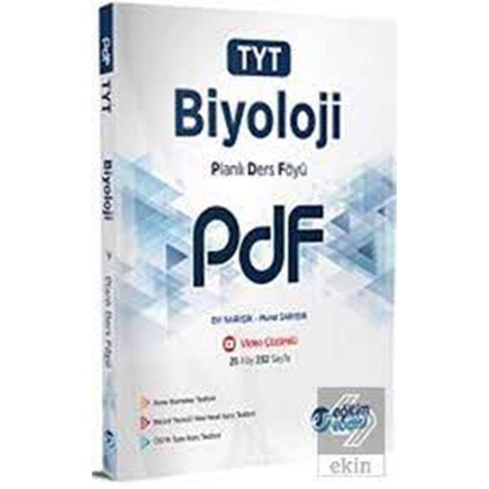 Eğitim Vadisi TYT Biyoloji Güncel PDF Planlı Ders Föyü