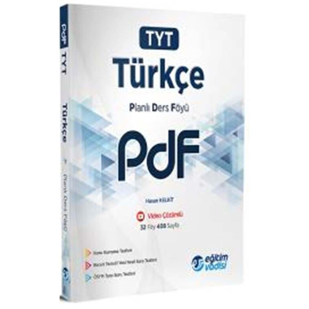 Eğitim Vadisi TYT Türkçe Güncel PDF Planlı Ders Föyü