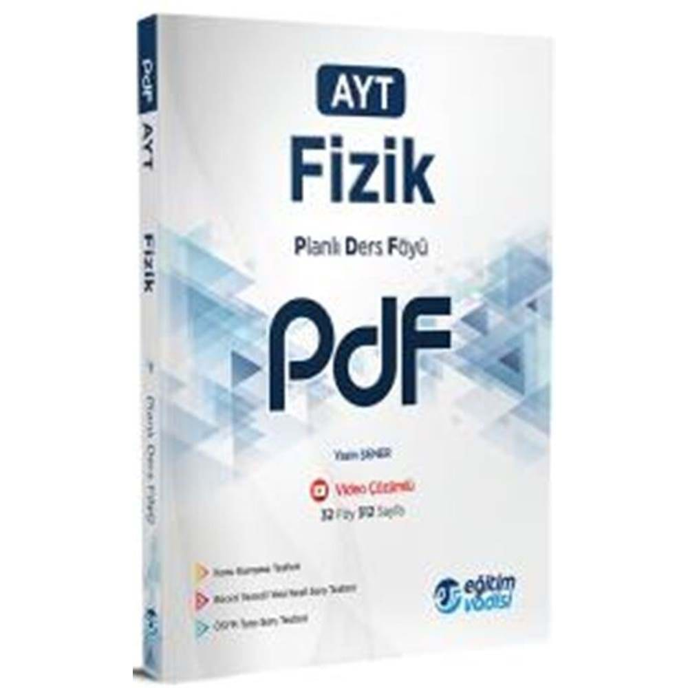 E.VADİSİ 2023 AYT (PDF) FIZIK