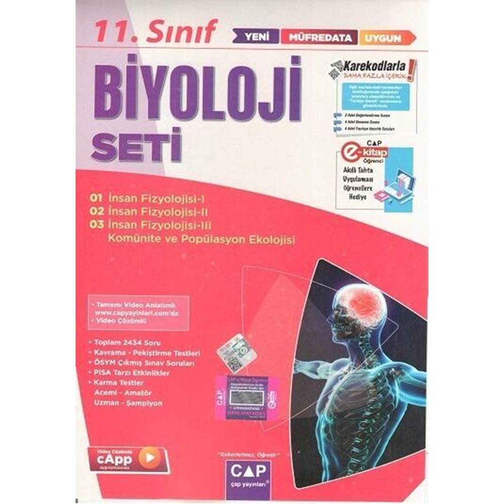 Çap Yayınları 11. Sınıf Anadolu Biyoloji Seti