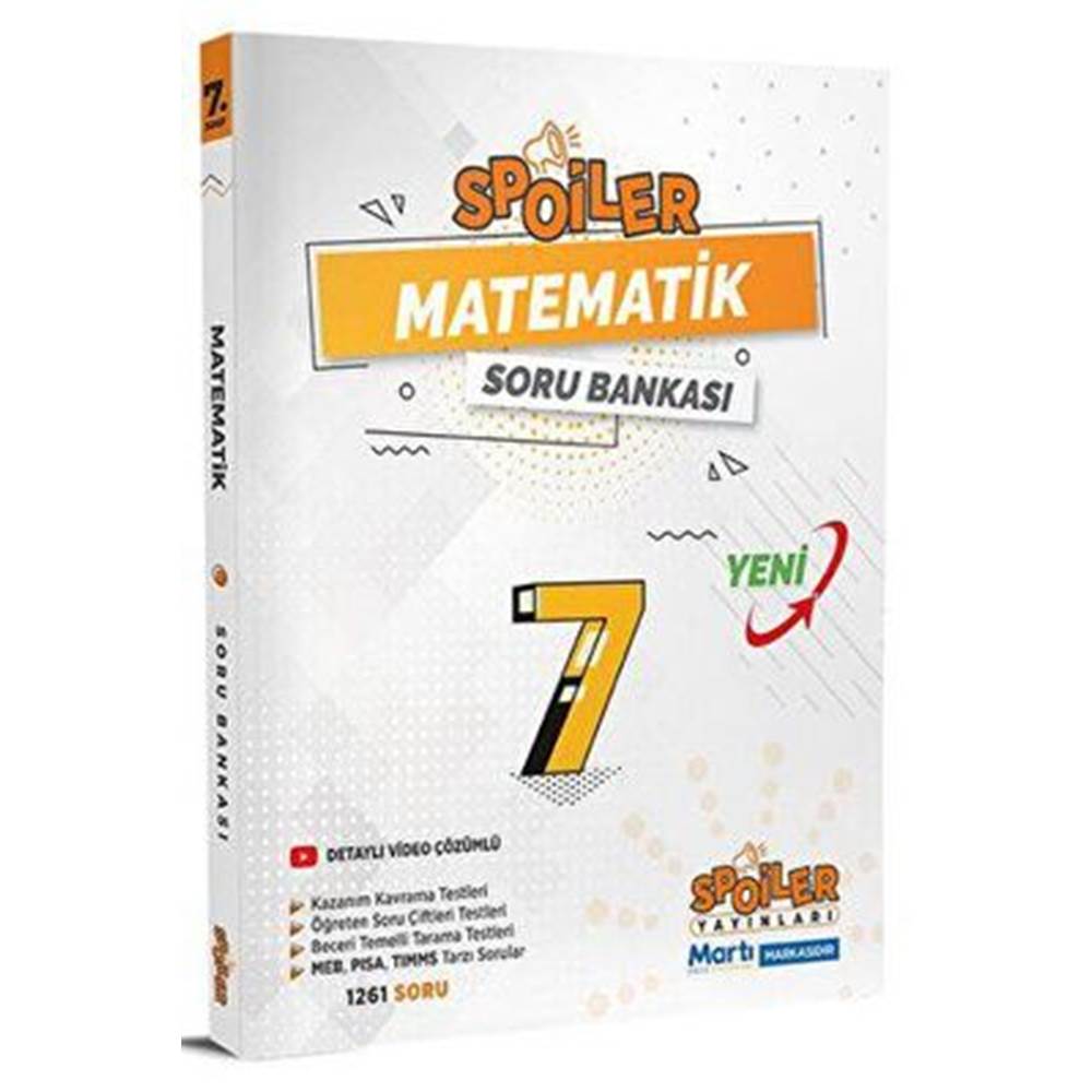 7.Sınıf Spoiler Matematik Soru Bankası Spoiler Yayınları