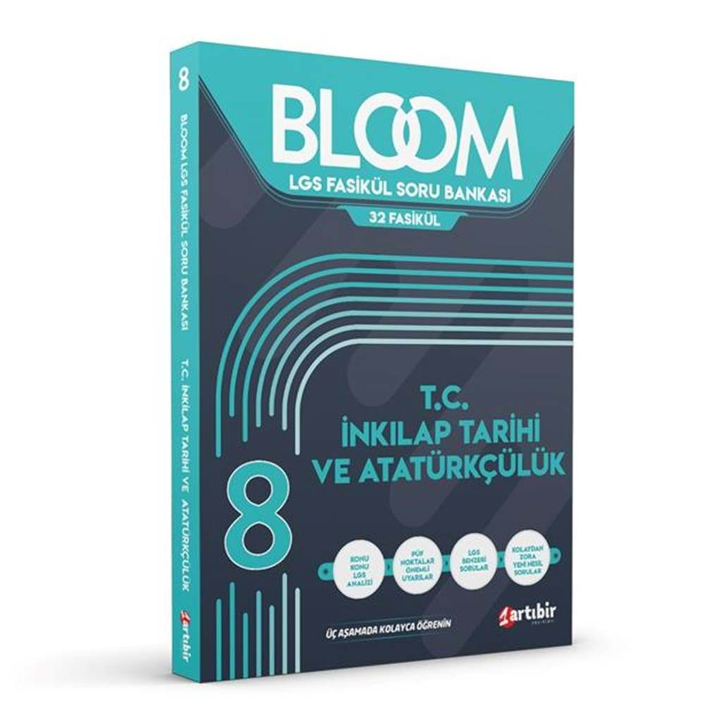 ARTIBİR 8. Sınıf T.C. İNKİLAP TARİHİ BLOOM LGS 32 Fasikül Soru Bankası