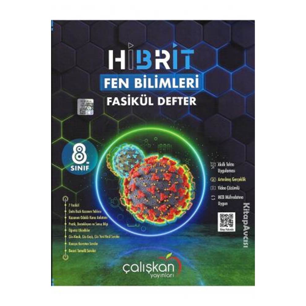 Çalışkan Yayınları Hibrit 8. Sınıf Fen Bilimleri Fasikül Defter