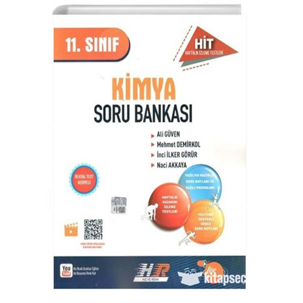 11. Sınıf Kimya HİT Soru Bankası Hız ve Renk