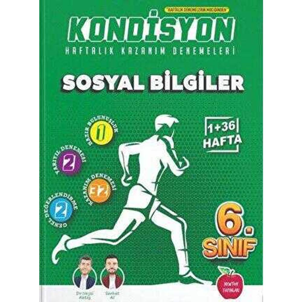 6.SINIF KONDİSYON HAFTALIK KAZANIM DENEMELERİ 37 HAFTA --SOSYAL BİLGİLER