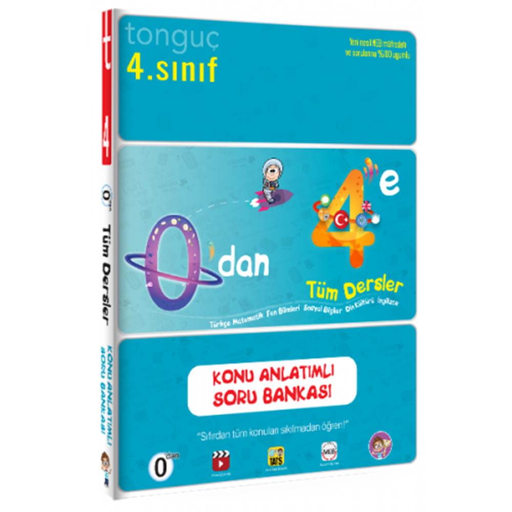 Tonguç Akademi 4. Sınıf Tüm Dersler 0 dan 4 e Konu Anlatımlı Soru Bankası