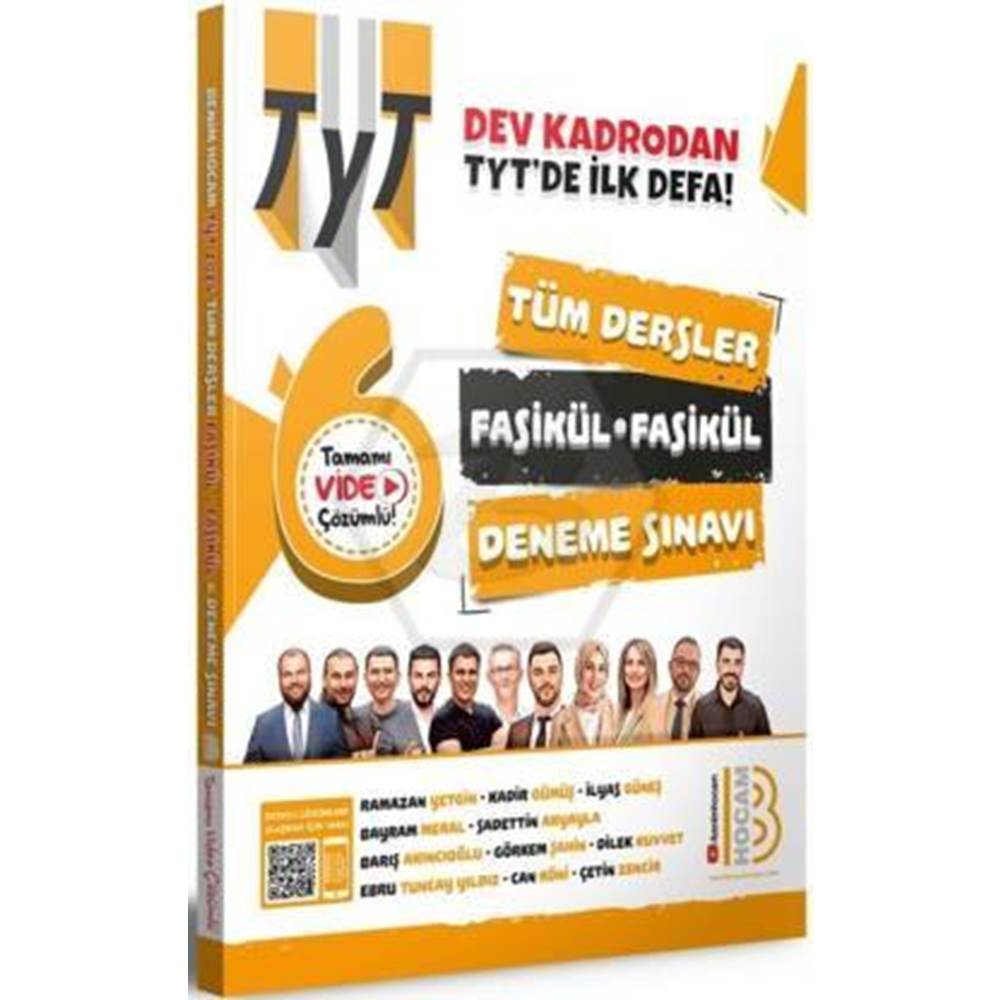 Benim Hocam TYT Tüm Dersler Fasikül Fasikül 6 Deneme Sınavı