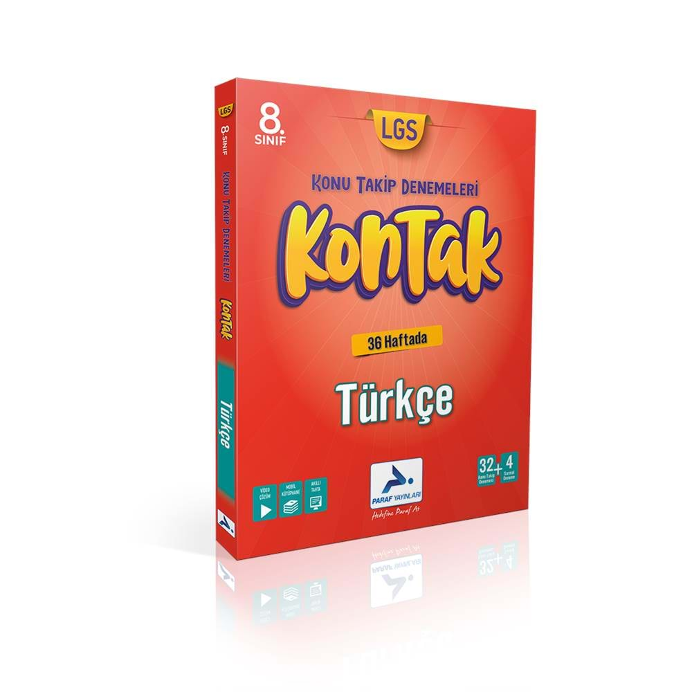 PARAF 8. SINIF TÜRKÇE 36 LI KONTAK DENEME (KONU TAKİP DENEMELERİ)