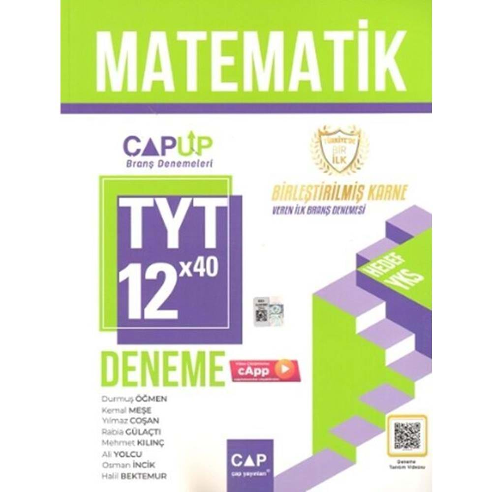 ÇAP UP TYT DENEME MATEMATİK 12*40 - 2024