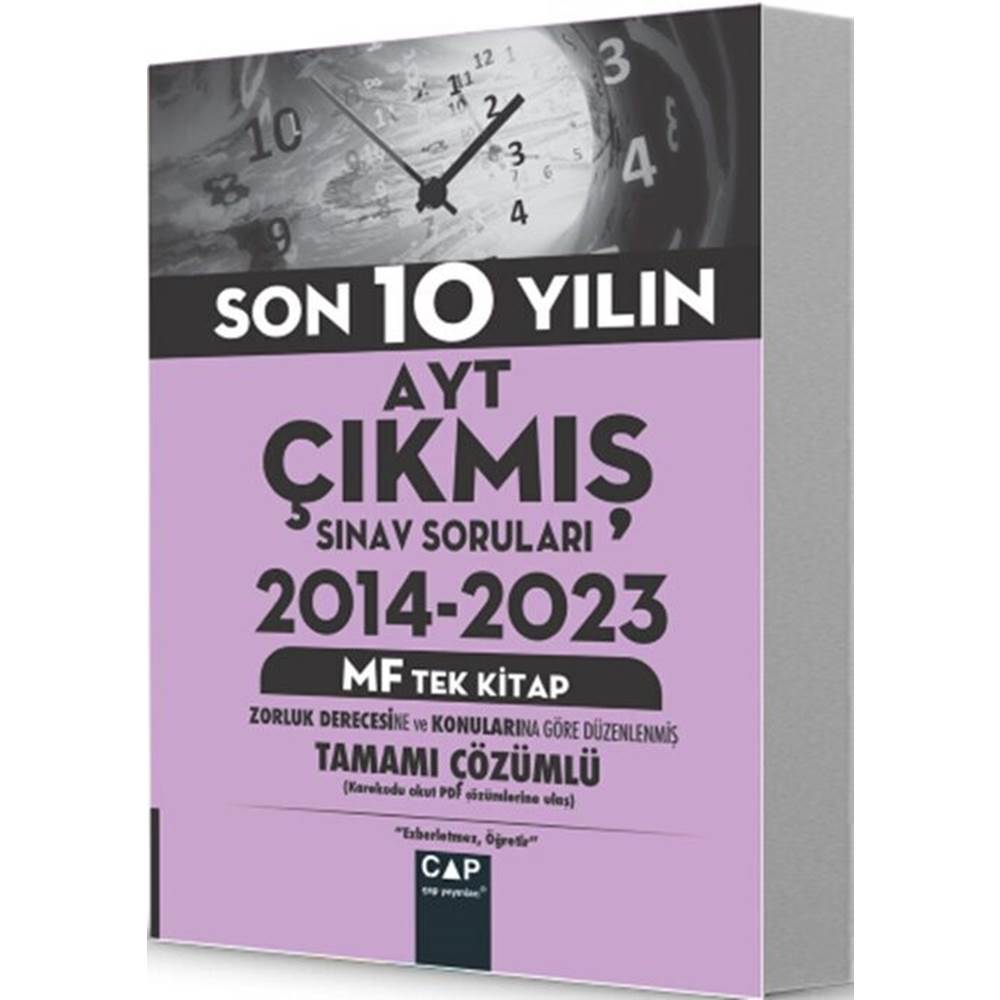 Çap Yayınları AYT MF Son 10 Yılın Çıkmış Soruları / 2014-2023