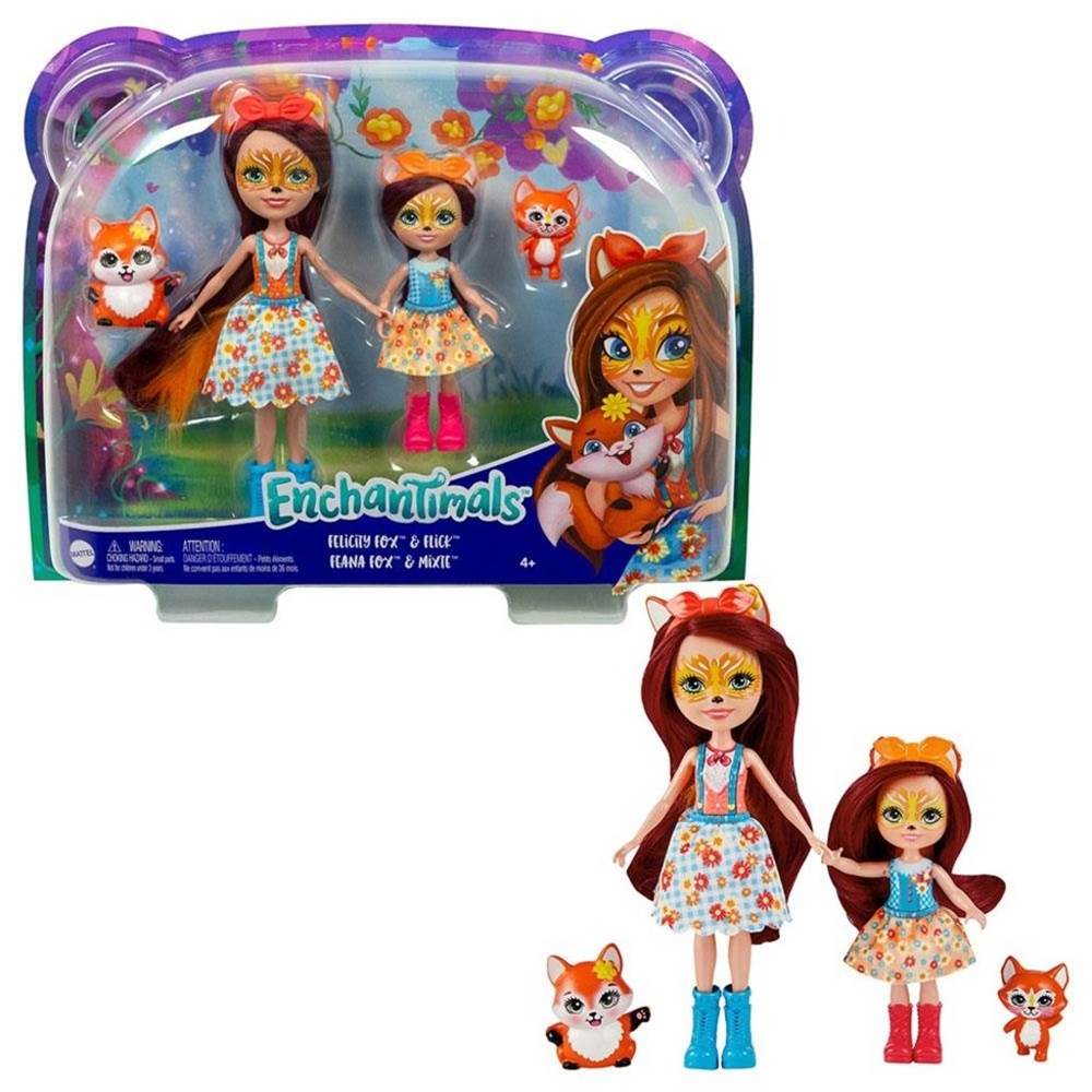 ENCHANTIMALS KIZ KARDEŞ BEBEKLER SERİSİ