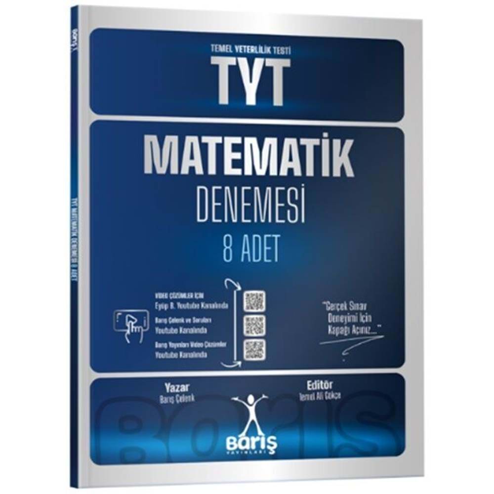 Barış Çelenk Yayınları TYT Matematik Denemesi 8 Adet