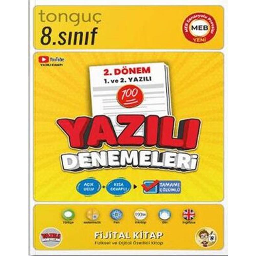 Tonguç Akademi 8. Sınıf Yazılı Denemeleri 2. Dönem 1 ve 2. Yazılı