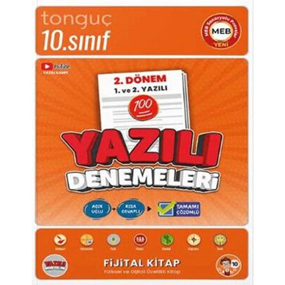 Tonguç Akademi 10. Sınıf Yazılı Denemeleri 2. Dönem 1 ve 2. Yazılı