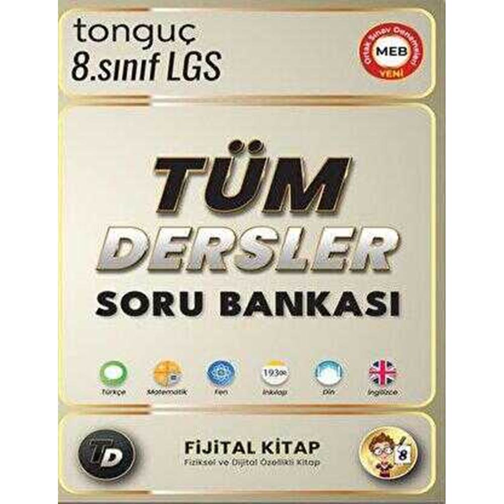 Tonguç 8. Sınıf Tüm Dersler Soru Bankası